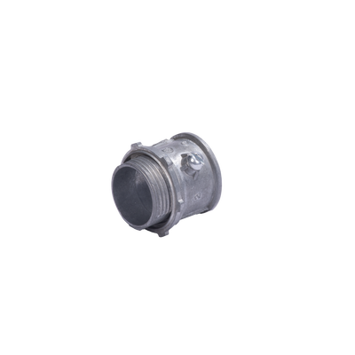 [JU-PD-34-CON] Conector 3/4" (19mm) pared delgada con tornillo tipo americano galvanizado etiqueta verde