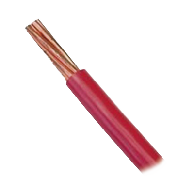 [SLY-296-RED/100] Cable Eléctrico 8 awg  color rojo,Conductor de cobre suave cableado. Aislamiento de PVC, auto extinguible. BOBINA 100 MTS