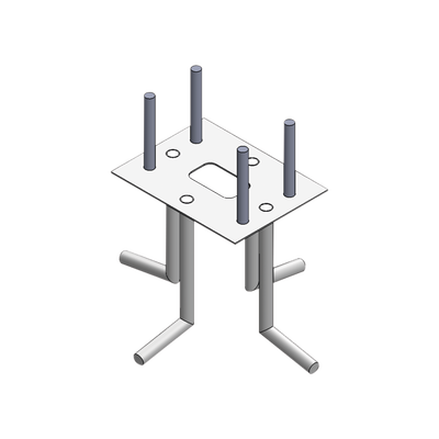 [XB-ANCLA] Ancla Para Sujeción al Piso Compatible con Todas las Barreras Vehiculares XB, XBF y XBS