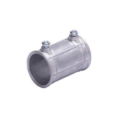 [JU-PD-12-COP] Cople 1/2" (13mm) Pared Delgada Con Tornillo (Tipo Americano) Galvanizado, Etiqueta Verde.