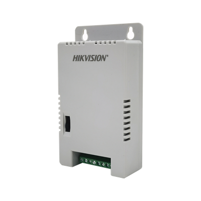 [DS-2FA1225-C4/K] Fuente de Poder Regulada 12 Vcc / 13.5 Vcc / 15 Vcc para 4 Cámaras / 1 Amp por Salida / Voltaje de Entrada 90 - 130 VCA / Filtro de Ruido para Cámaras 4K / Modo para Largas Distancias