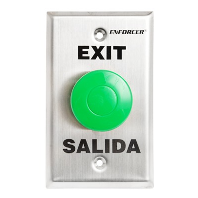 [SD-7201-GCPE1] Botón tipo hongo en color verde normalmente abierto y cerrado