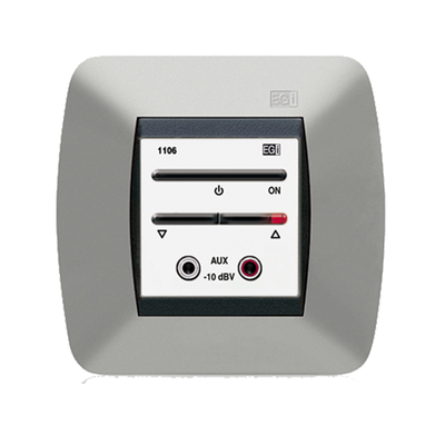 [110610] Módulo De Entrada Para Señal De Audio Auxiliar Con Encendido/Apagado Y Regulación De Volume, Color Blanco