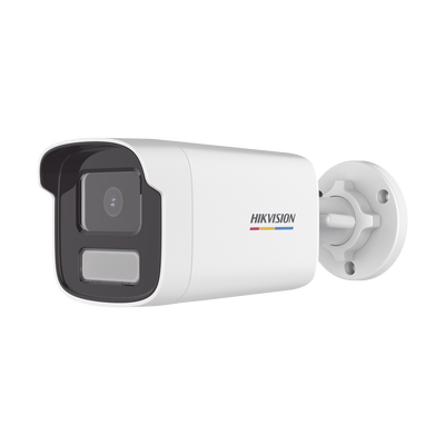 [DS-2CD1T47G2-L] Bala IP 4 Megapixel / ACUSENSE Lite (Detección de Movimiento en Humanos y Vehículos) / Lente 4 mm / Imagen a Color 24/7 / Luz Blanca 50 mts / Exterior IP67 / WDR 120 dB / PoE / Onvif