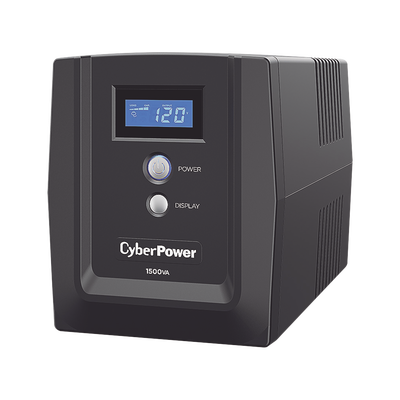 [OM1500ATLCD] UPS de 1500 VA/900 W, Topología Línea Interactiva, Entrada 120 Vca NEMA 5-15P, y 8 Salidas NEMA 5-15R, Con Regulador de Voltaje (AVR)